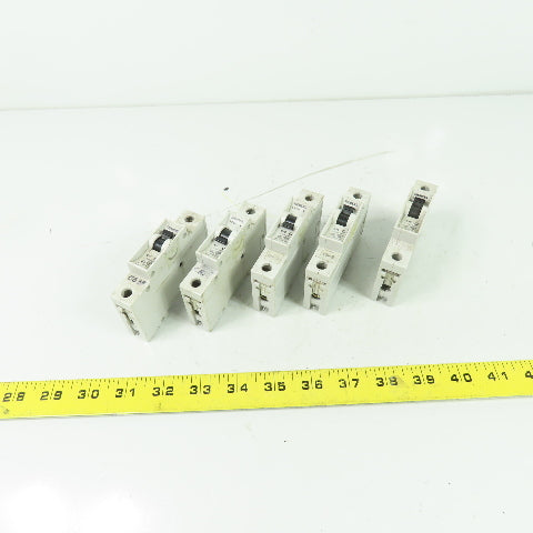 Siemens 5SX2 1-Pole Circuit Breaker 230/400V Lot Of 5