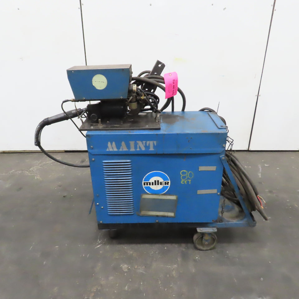Miller CP-300S 300A Constant Potential MIG Welder 230/460V 3PH 10A Feeder & Cart