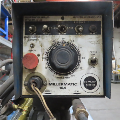 Miller CP-300S 300A Constant Potential MIG Welder 230/460V 3PH 10A Feeder & Cart