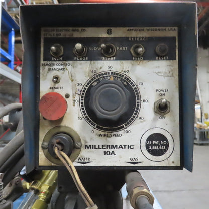 Miller CP-300S 300A Constant Potential MIG Welder 230/460V 3PH 10A Feeder & Cart