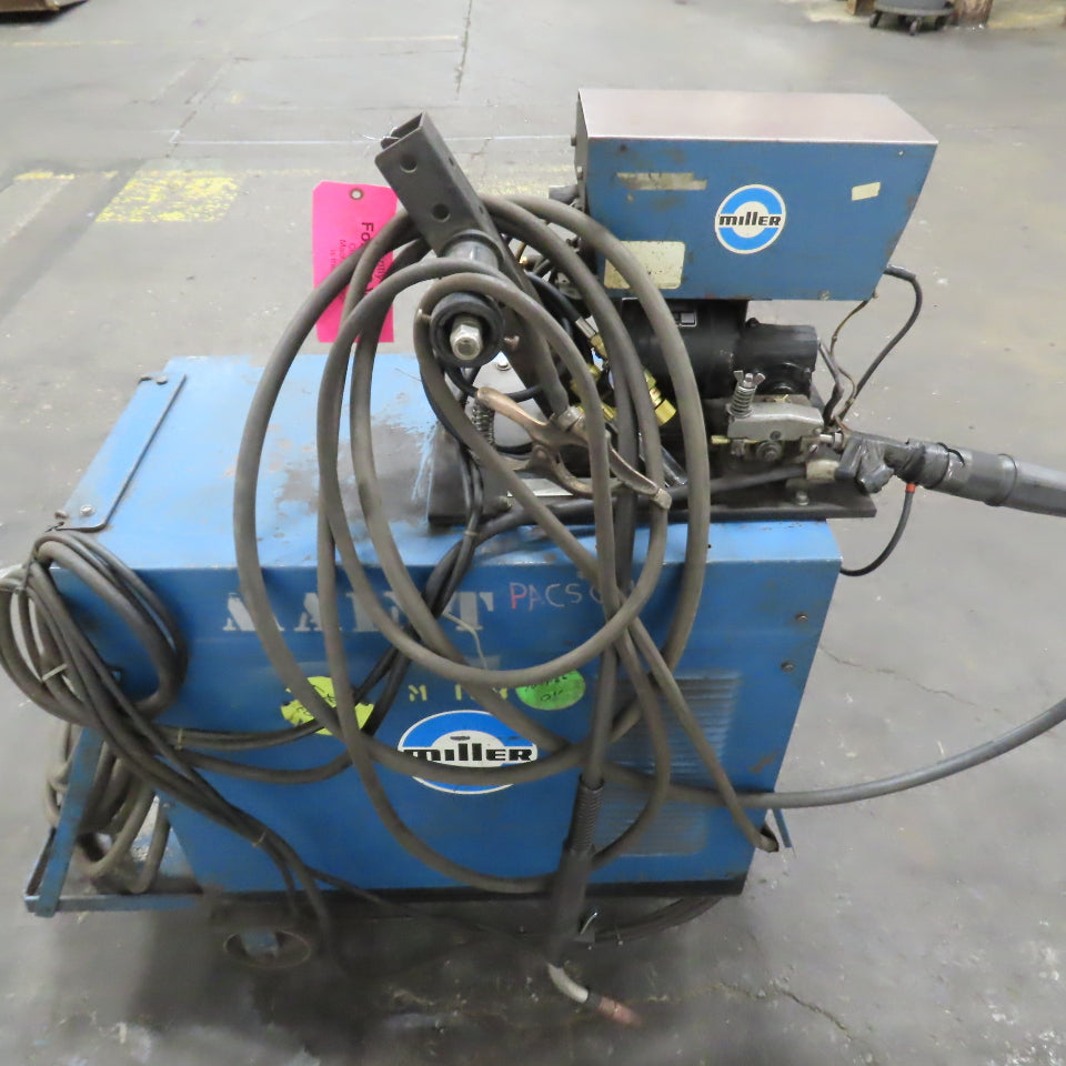 Miller CP-300S 300A Constant Potential MIG Welder 230/460V 3PH 10A Feeder & Cart