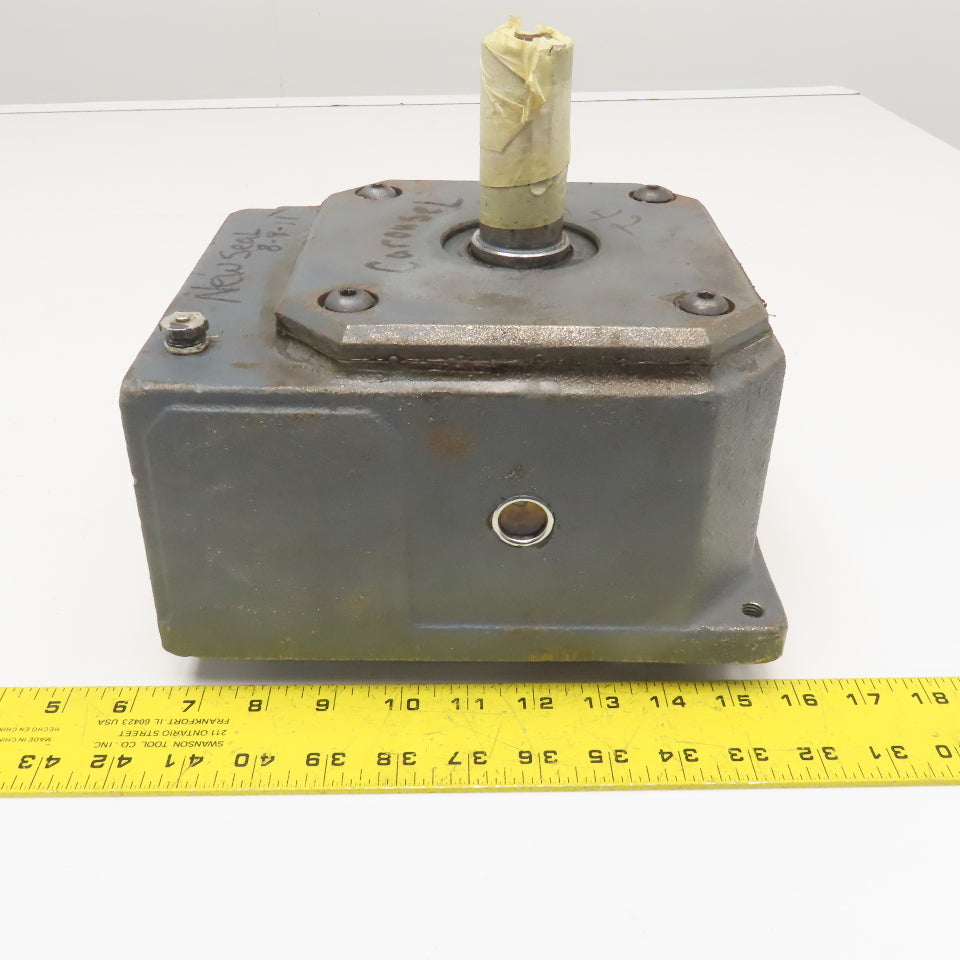 White F1325-3 35:1 Right Angle Gear Reducer 1750RPM 2.65Hp Input 49RPM Output
