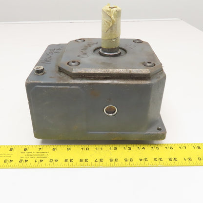 White F1325-3 35:1 Right Angle Gear Reducer 1750RPM 2.65Hp Input 49RPM Output