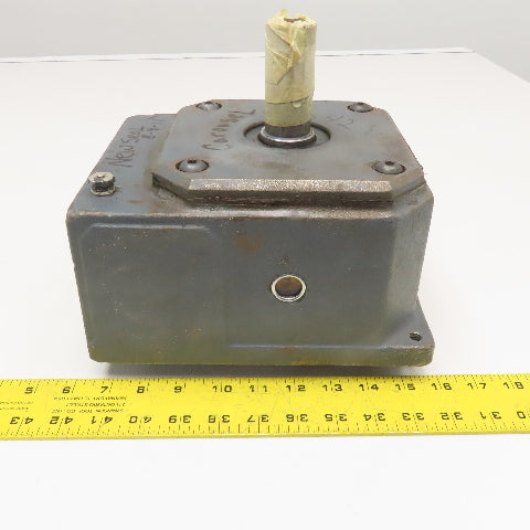White F1325-3 35:1 Right Angle Gear Reducer 1750RPM 2.65Hp Input 49RPM Output