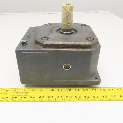 White F1325-3 35:1 Right Angle Gear Reducer 1750RPM 2.65Hp Input 49RPM Output