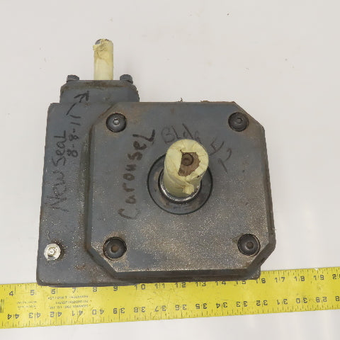 White F1325-3 35:1 Right Angle Gear Reducer 1750RPM 2.65Hp Input 49RPM Output