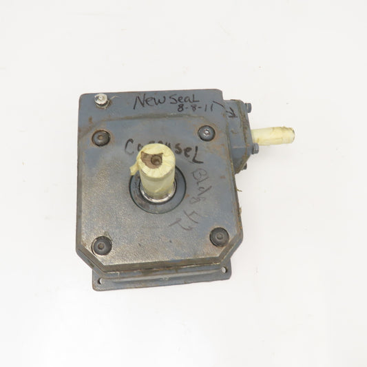 White F1325-3 35:1 Right Angle Gear Reducer 1750RPM 2.65Hp Input 49RPM Output