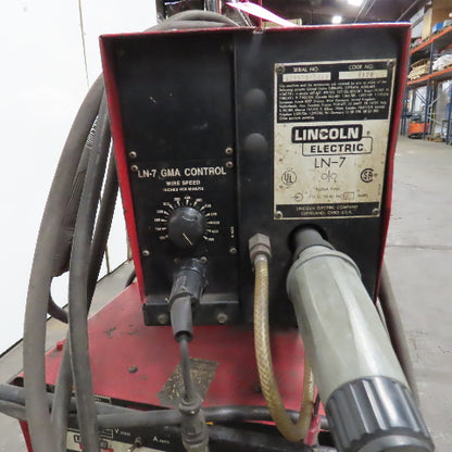 Lincoln CV-300 MIG Welder 32V 300A 230/460V 3PH LN-7 Feeder & Cart