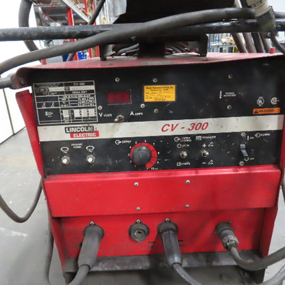 Lincoln CV-300 MIG Welder 32V 300A 230/460V 3PH LN-7 Feeder & Cart