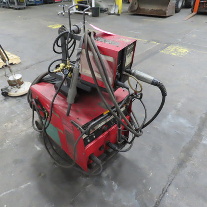 Lincoln CV-300 MIG Welder 32V 300A 230/460V 3PH LN-7 Feeder & Cart