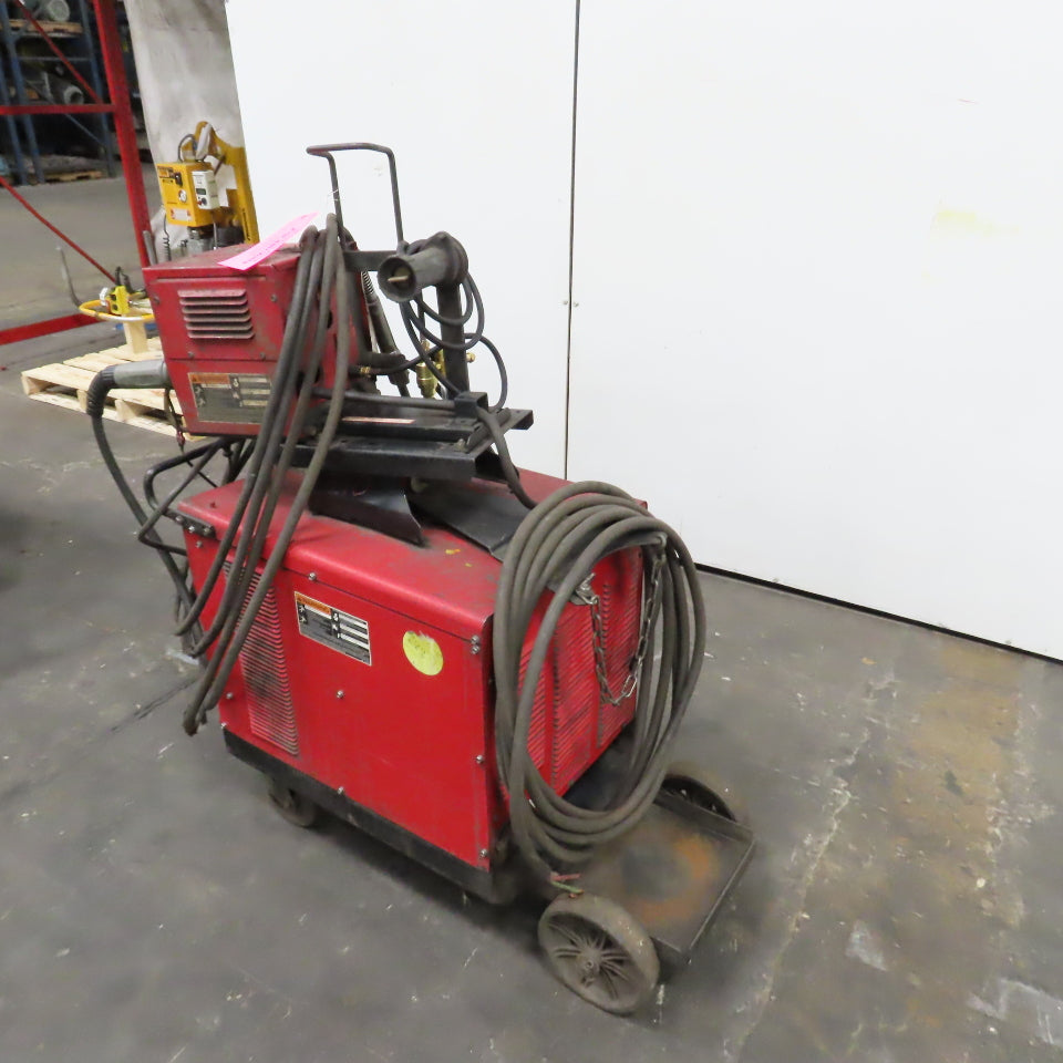 Lincoln CV-300 MIG Welder 32V 300A 230/460V 3PH LN-7 Feeder & Cart