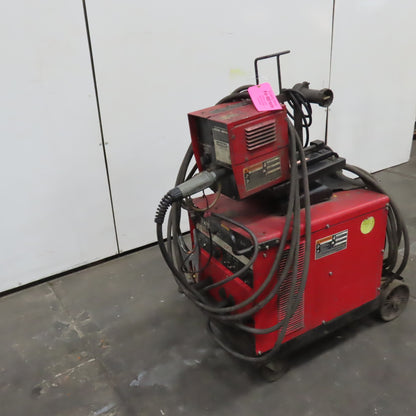 Lincoln CV-300 MIG Welder 32V 300A 230/460V 3PH LN-7 Feeder & Cart