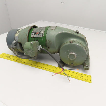 US Motors 39:1 Ratio 3/4Hp Right Angle Gear Motor W/ Brake 230V 45RPM Output