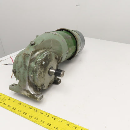 US Motors 39:1 Ratio 3/4Hp Right Angle Gear Motor W/ Brake 230V 45RPM Output