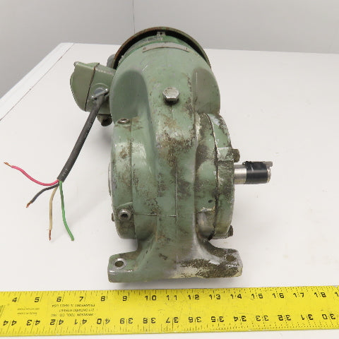 US Motors 39:1 Ratio 3/4Hp Right Angle Gear Motor W/ Brake 230V 45RPM Output