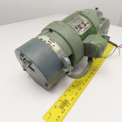 US Motors 39:1 Ratio 3/4Hp Right Angle Gear Motor W/ Brake 230V 45RPM Output
