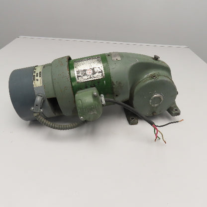 US Motors 39:1 Ratio 3/4Hp Right Angle Gear Motor W/ Brake 230V 45RPM Output