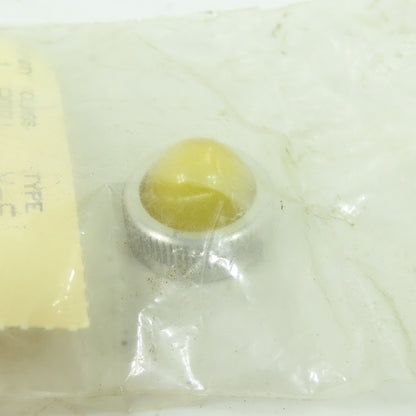 Square D Class 9001 Type Y-6 Yellow Glass Pilot Light Lens Lot Of 4