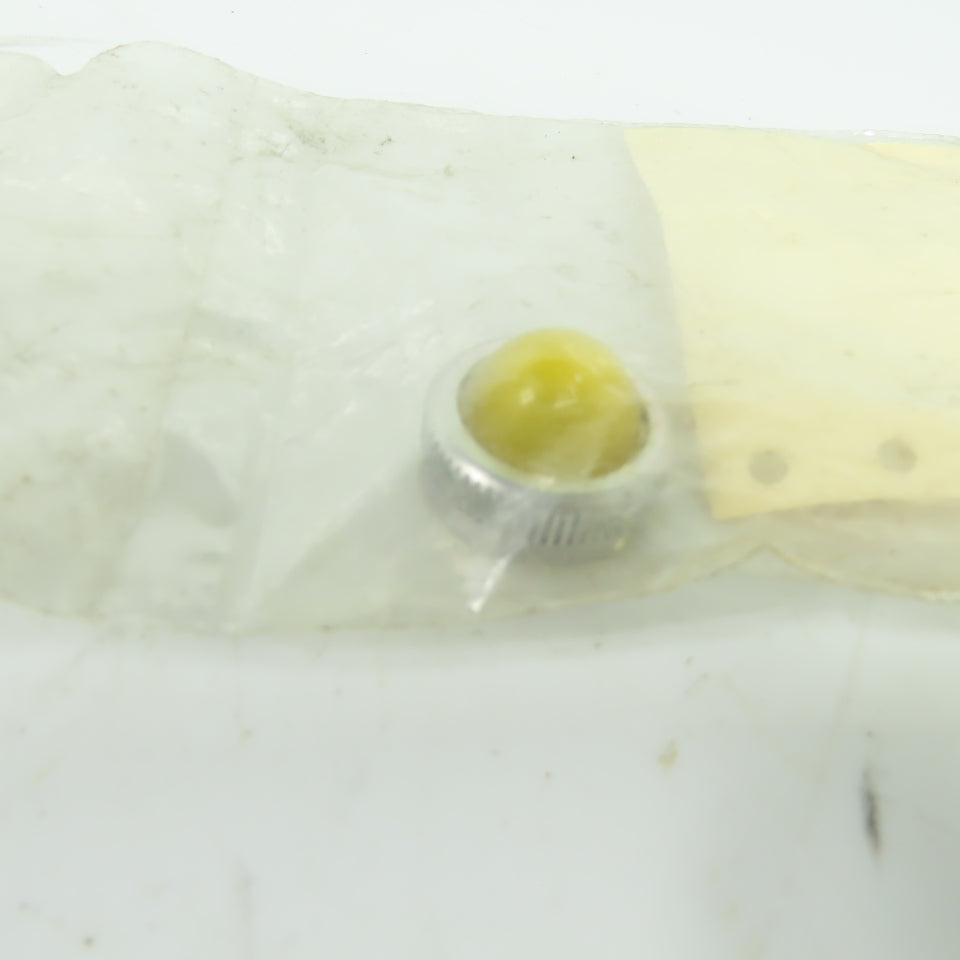 Square D Class 9001 Type Y-6 Yellow Glass Pilot Light Lens Lot Of 4