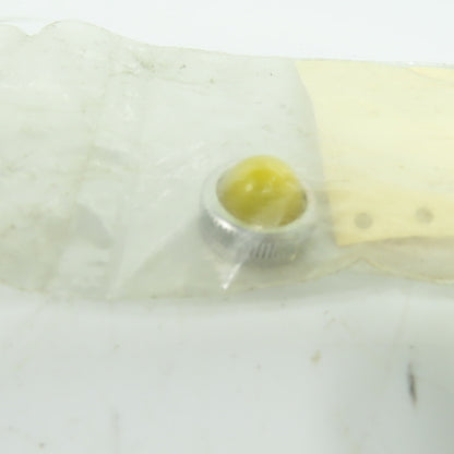 Square D Class 9001 Type Y-6 Yellow Glass Pilot Light Lens Lot Of 4