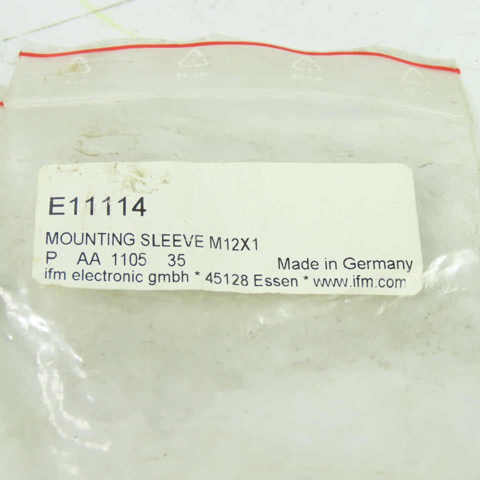 IFM E11114 Mounting Sleeve M12X1 Lot Of 7