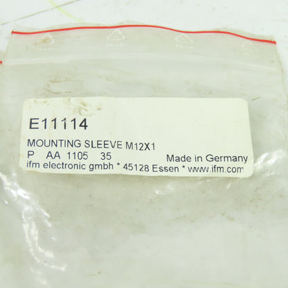 IFM E11114 Mounting Sleeve M12X1 Lot Of 7