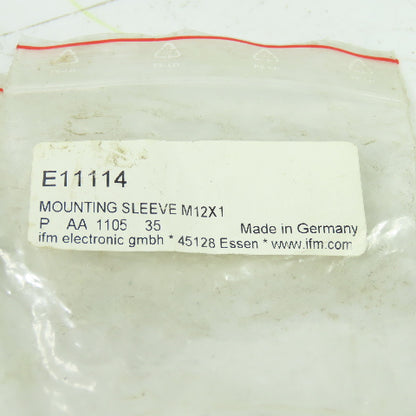 IFM E11114 Mounting Sleeve M12X1 Lot Of 7