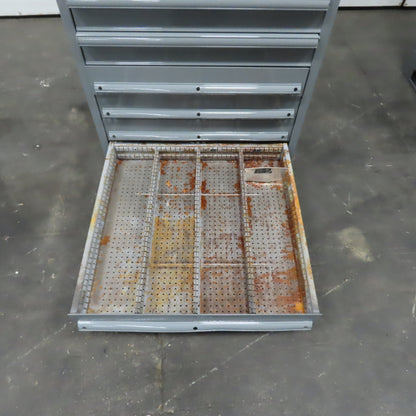 11 Drawer Industrial Small Parts Tool Storage Cabinet 28 x 28 x 60" (New Paint)