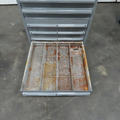 11 Drawer Industrial Small Parts Tool Storage Cabinet 28 x 28 x 60" (New Paint)
