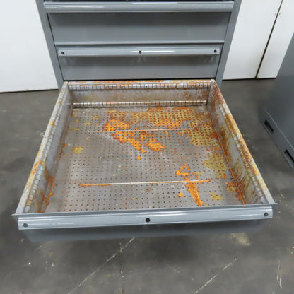 11 Drawer Industrial Small Parts Tool Storage Cabinet 28 x 28 x 60" (New Paint)