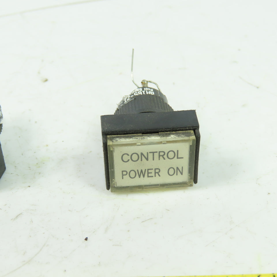 Fuji AH165-ZT White Indicator Pilot Light LED 24V Lot Of 8