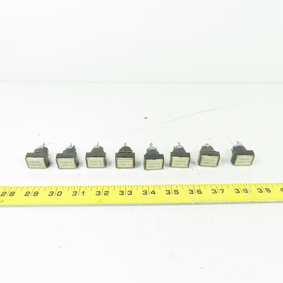Fuji AH165-ZT White Indicator Pilot Light LED 24V Lot Of 8