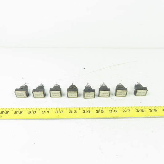 Fuji AH165-ZT White Indicator Pilot Light LED 24V Lot Of 8