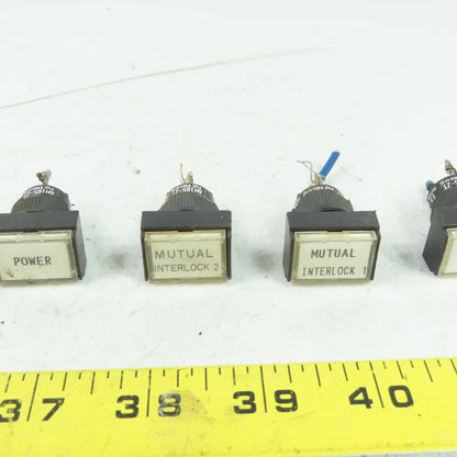 Fuji AH165-ZT White Indicator Pilot Light LED 24V Lot Of 10
