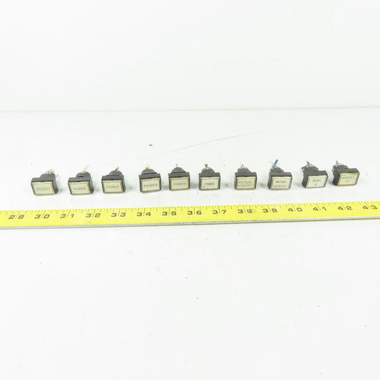 Fuji AH165-ZT White Indicator Pilot Light LED 24V Lot Of 10
