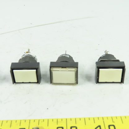 Fuji AH165-ZT White Indicator Pilot Light LED 24V Lot Of 8