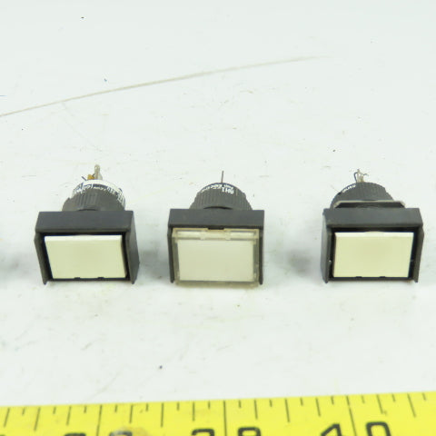 Fuji AH165-ZT White Indicator Pilot Light LED 24V Lot Of 8