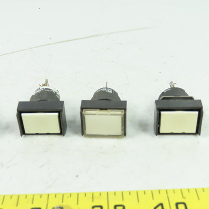 Fuji AH165-ZT White Indicator Pilot Light LED 24V Lot Of 8