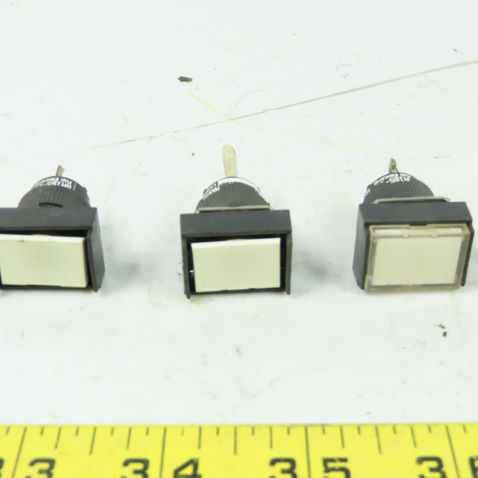 Fuji AH165-ZT White Indicator Pilot Light LED 24V Lot Of 8