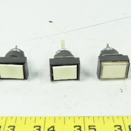 Fuji AH165-ZT White Indicator Pilot Light LED 24V Lot Of 8