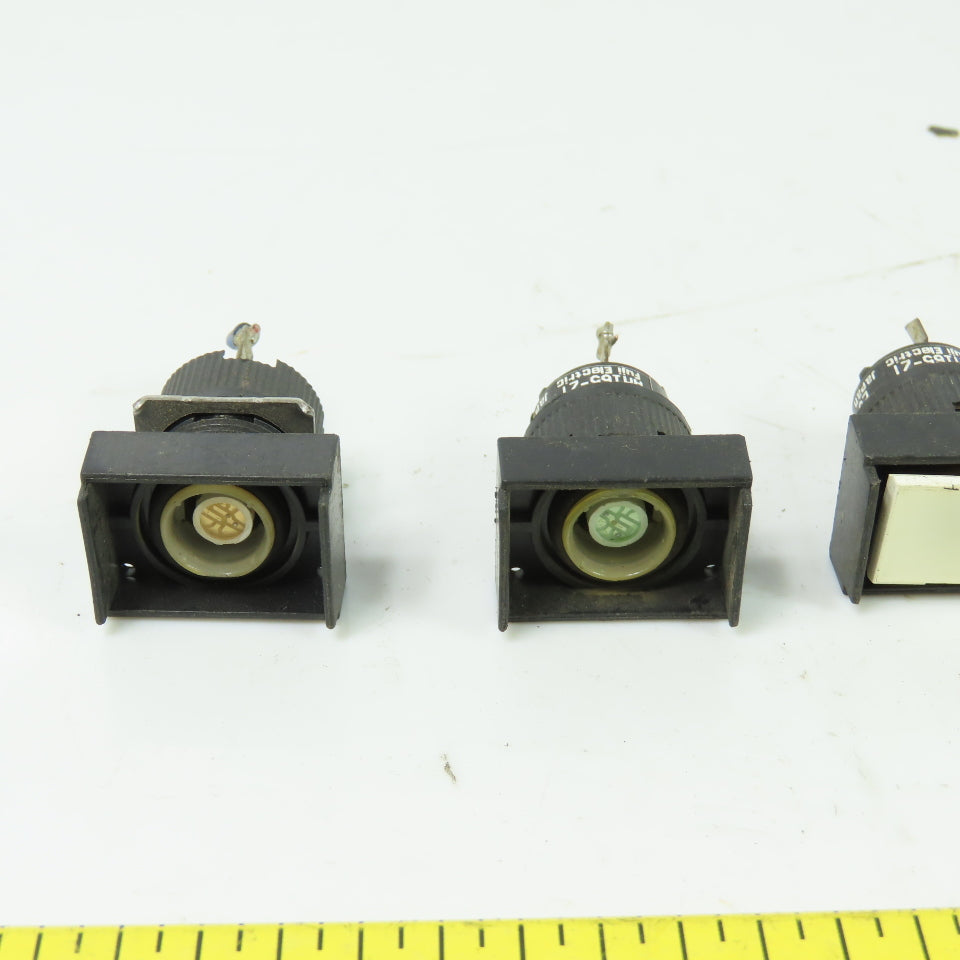 Fuji AH165-ZT White Indicator Pilot Light LED 24V Lot Of 8