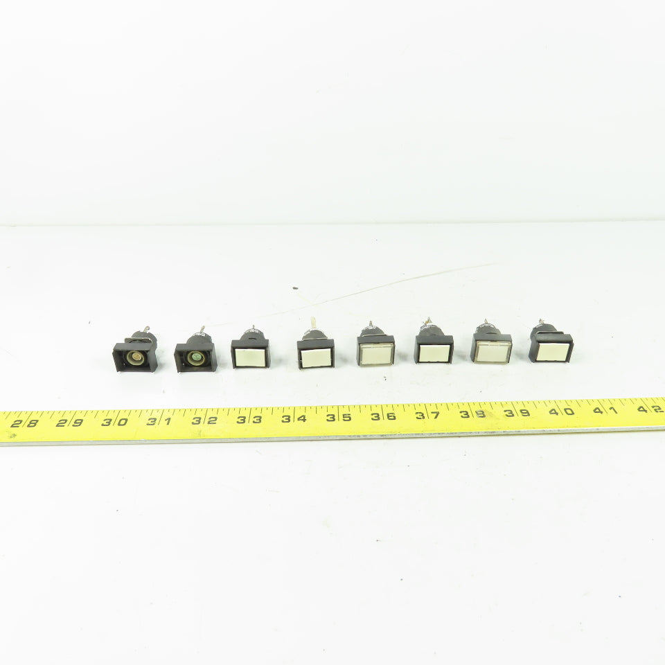 Fuji AH165-ZT White Indicator Pilot Light LED 24V Lot Of 8
