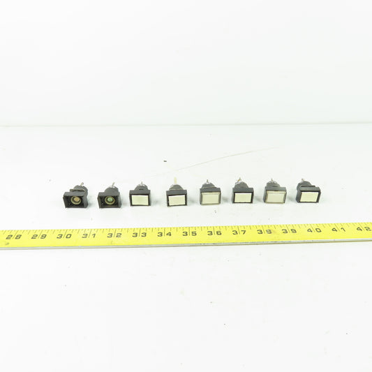 Fuji AH165-ZT White Indicator Pilot Light LED 24V Lot Of 8