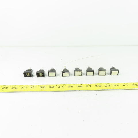 Fuji AH165-ZT White Indicator Pilot Light LED 24V Lot Of 8