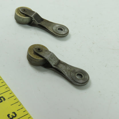 Limit Switch Roller Rocker Lever Arm 2.26" OAL 0.73" OD Roller Lot Of 2