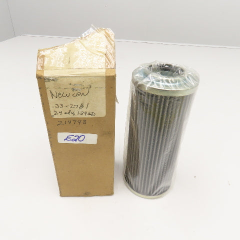 2-7/16" OD x 1-1/4" ID x 6" Long Hydraulic Suction Strainer Filter