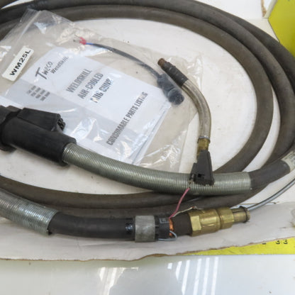Tweco Mig Gun Whip 0.045 Wire Size 15' OAL Parts or Repair