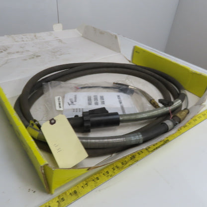 Tweco Mig Gun Whip 0.045 Wire Size 15' OAL Parts or Repair
