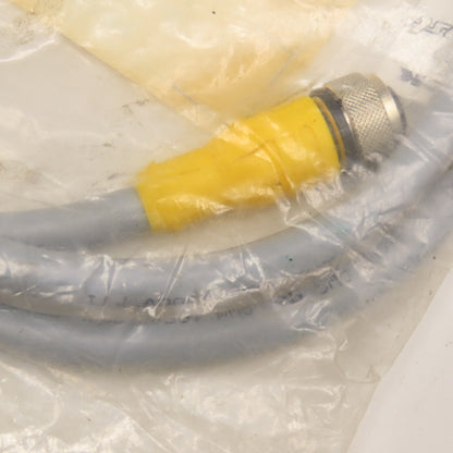 Turck RKC 4.4T-1-WSC 4.4T/S622 Euro Fast 4 Pin Cordset M12 Straight Angle 3'