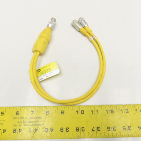 TPC Wire & Cable 97066/64066 4/3/3 Pole DC Male/Female/Female Y Splitter Cordset